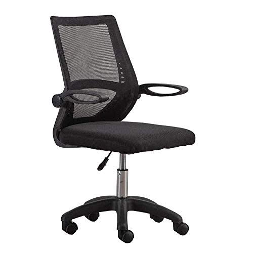 Bürodrehstuhl, ergonomischer Netz-Schreibtischstuhl, Lendenwirbelstütze, Computerstuhl, Nylon-Basis, verstellbare Höhe, Armlehnen, Stuhl