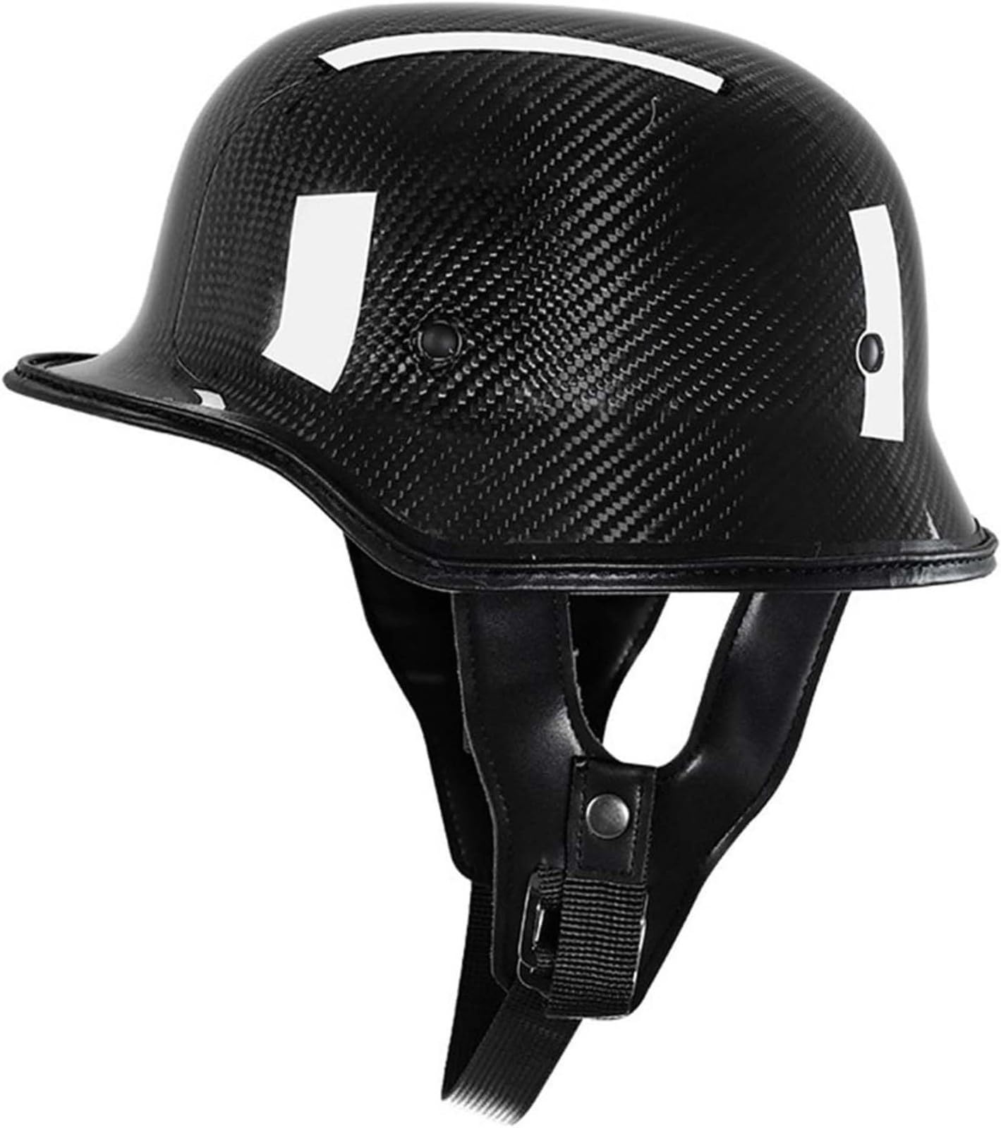 Retro-BOL-Motorrad-Bols-Helm, Jet-Helm Im Deutschen Stil, Mit DOT/ECE-Zulassung Und Herausnehmbarem Innenfutter, Halber Motorradhelm Für Erwachsene, Damen Und Herren E,L59-60CM