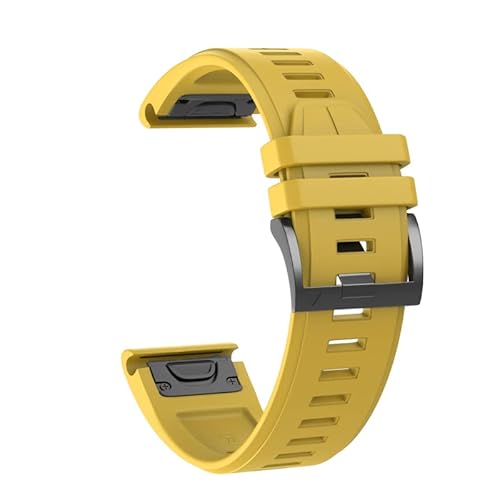 NEYENS 26 22 mm Silikon-Schnellverschluss-Uhrenarmband für Garmin Fenix 7X 7 6 6X Pro 5 5X Plus 3 HR Mk1 Easyfit Armband, 22mm Fenix 7, Achat