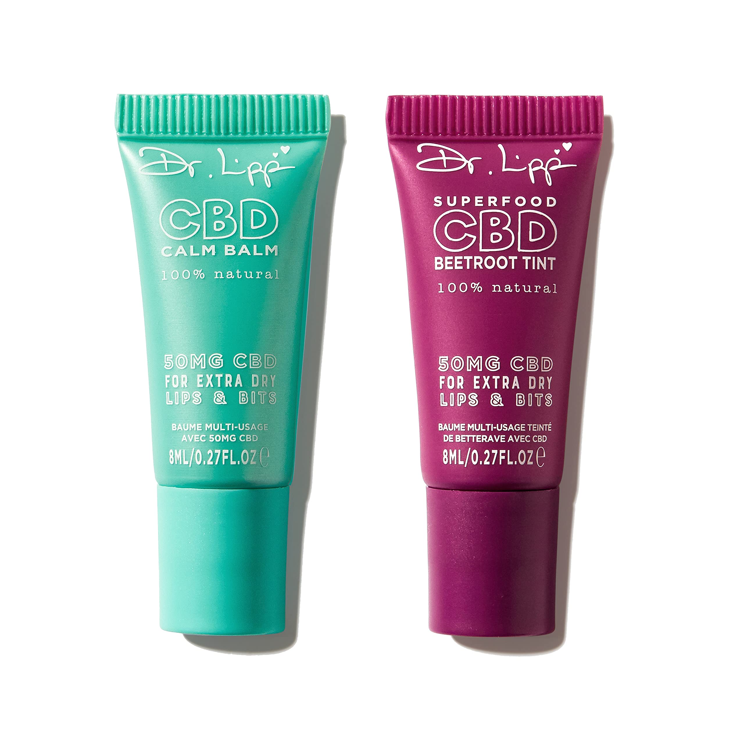 DR. LIPP CBD Couple für extra trockene & getönte Lippen & Bits 8,0 ml/8 ml - 2er Pack