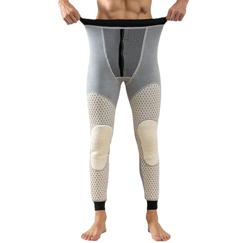 NEECS Premium Thermohose Herren, langlebige isolierte Winterhose Wärme Komfort, Fleece gefüttert mit Feuchtigkeitstransport, elastischer Taille, Altes Wetter Outdoor-Aktivitäten, Skifahren, Wandern,