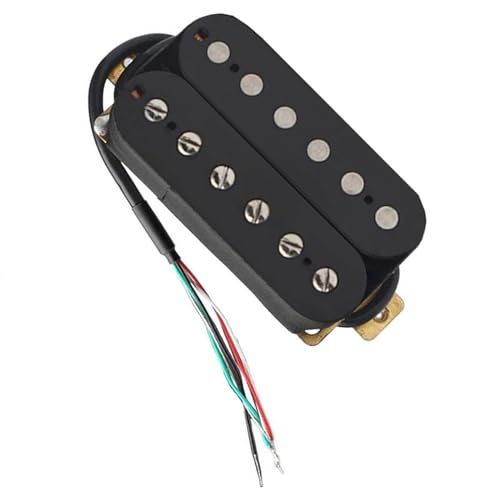 E-Gitarre Humbucker Black Bridge Pickup Four Conduct mit Shield Gitarrenteilen Single-Coil-Tonabnehmer