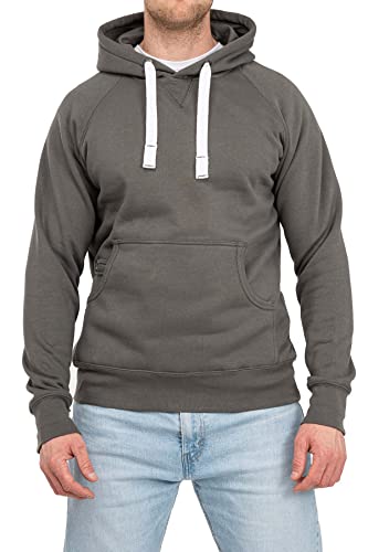 Happy Clothing Herren Pullover mit Kapuze Hoodie Pulli Kapuzenpullover, Größe:XXL, Farbe:Anthrazit