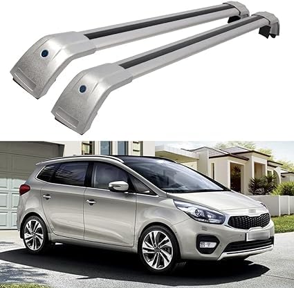 für KIA Carens IV 2013-2019 Auto Universal Aluminium-Gepäckträger,langlebige einstellbare Verriegelung Anti-Diebstahl-Design.,C/
