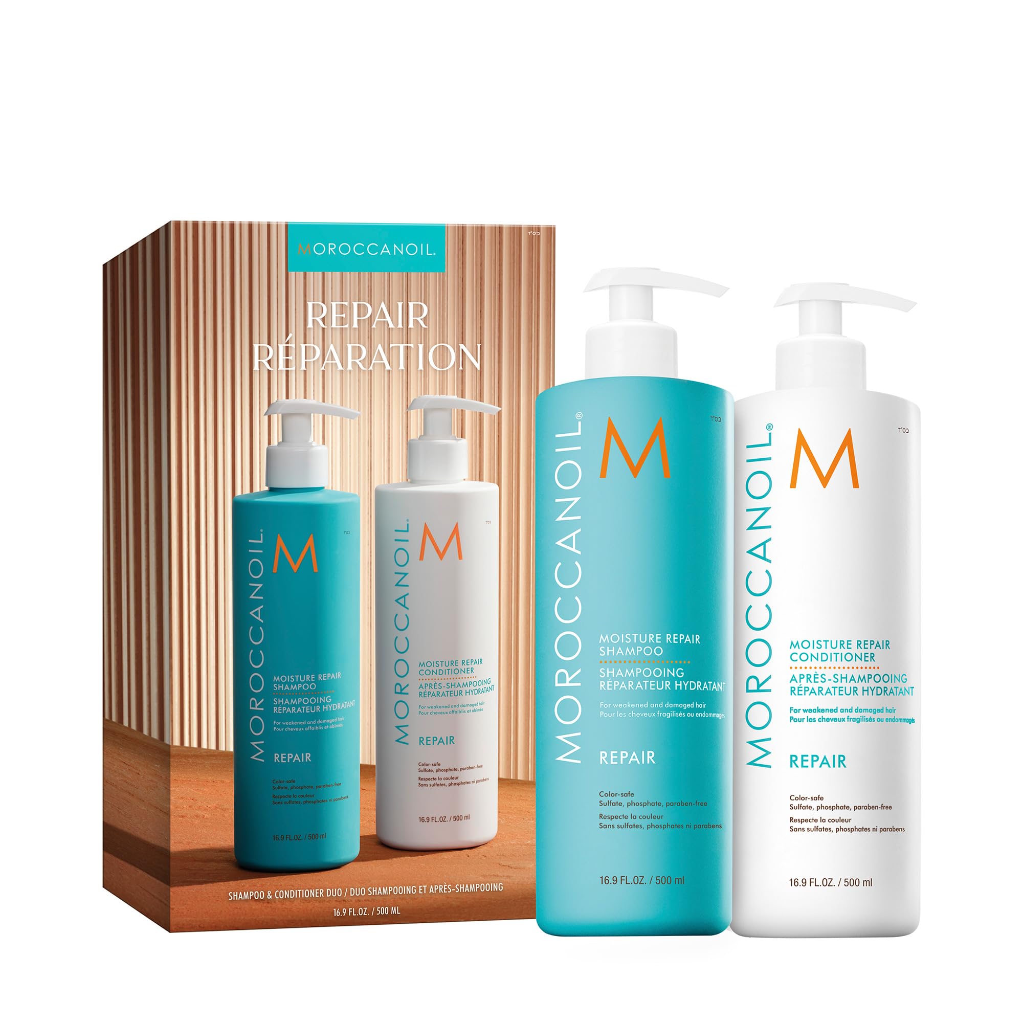 Moroccanoil Regenerierender 500ml Shampoo and Conditioner Set