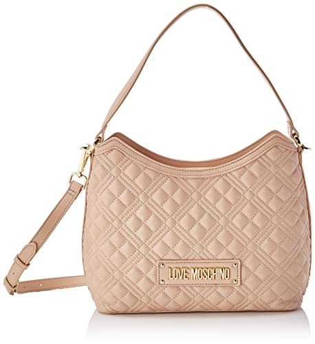 Love Moschino Damen Borsa Quilted Pu Nude Umhngetasche, Hautfarben