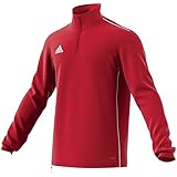 adidas Herren Core 18 Tr Top Sweatshirt, Power Red/White, 16-20 EU