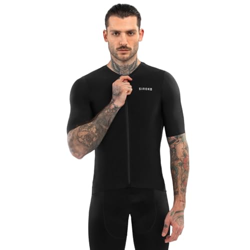 SIROKO - Radtrikot SRX PRO HighTech - M - Schwarz