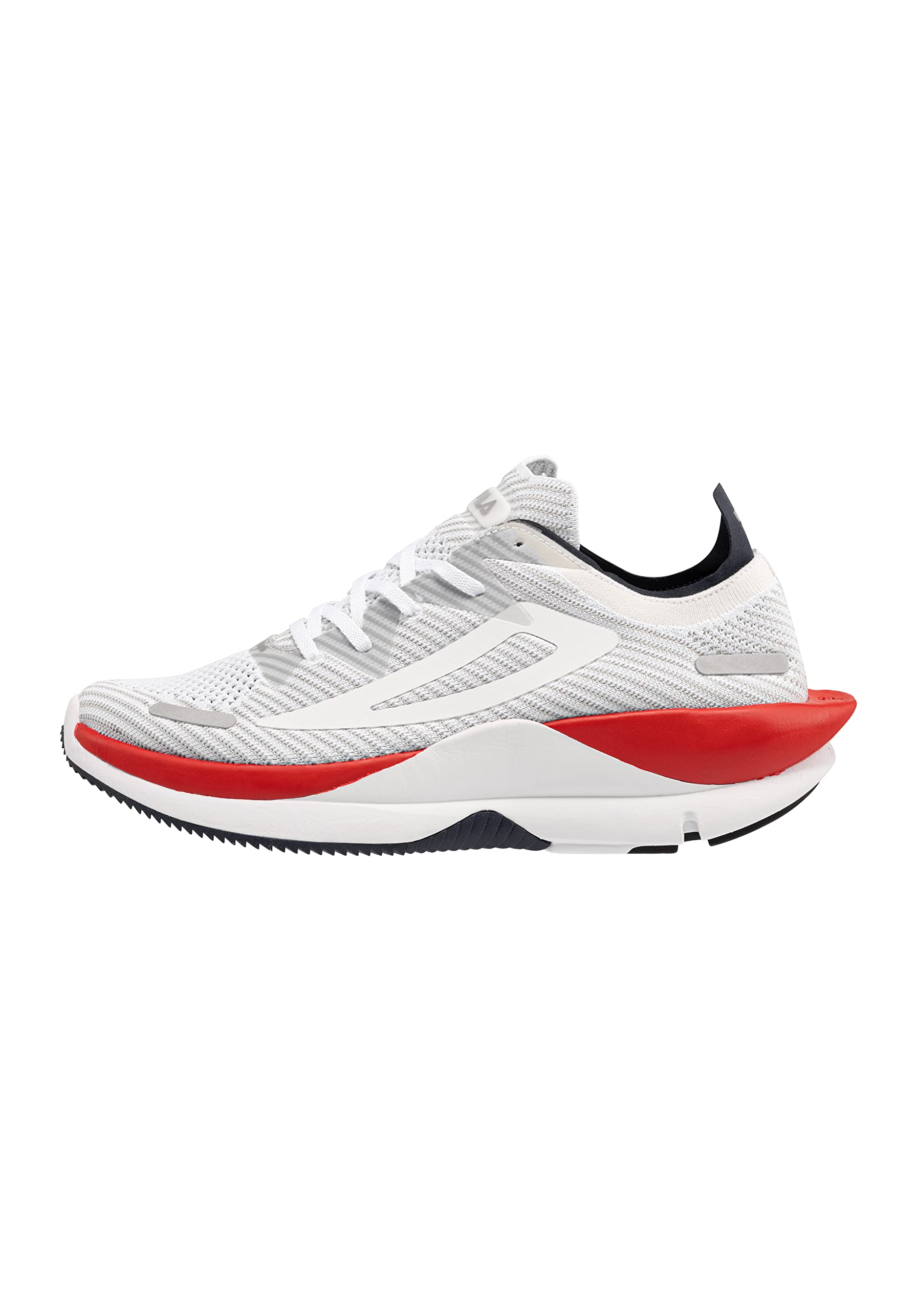 FILA Herren SHOCKET Run Laufschuh, White-High Risk Red Navy, 41 EU