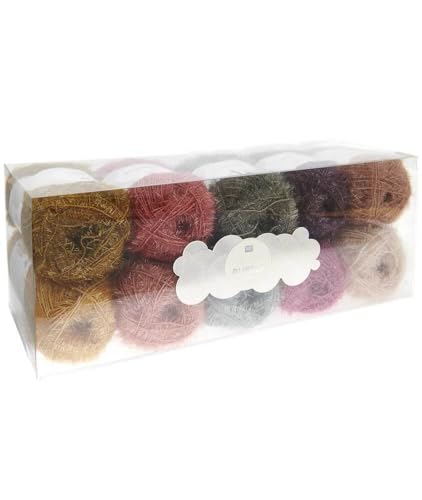 Rico Design Creative Bubble Set, 10 Farben á je 50g (Earthy)