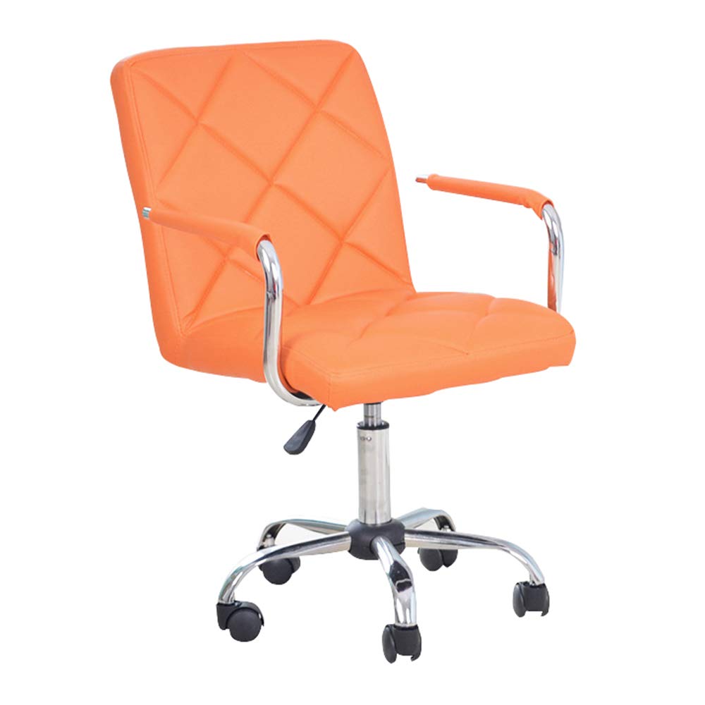 Ergonomischer Bürostuhl für Zuhause, drehbarer Computerstuhl, höhenverstellbar, ergonomisches Design, Rückenlehne, drehbar, 5-Sterne-Stummschaltung, Rollen, Computer-/Bürostuhl, Drehstühle für Schla