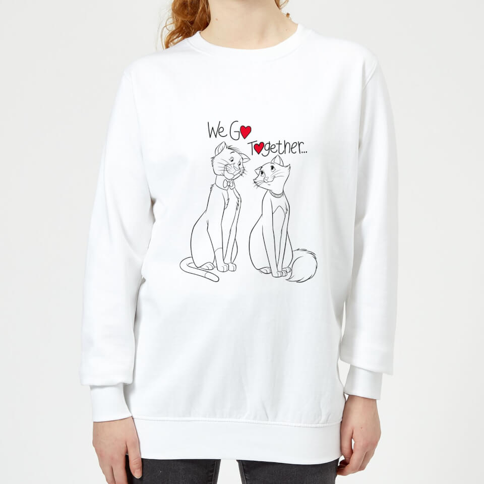 Disney Aristocats We Go Together Women's Sweatshirt - White - XS - Weiß