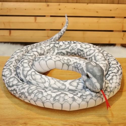 tYuNBd Python Riesenschlange Plüschtier Plüsch Schlange Plüschtier Kinder Junge Geschenk Wohnkultur Kinder Geburtstagsgeschenk 160cm 9