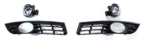 Front Nebelscheinwerfer und Grill-Set für VW Passat 3c, B6, Bj. 2006-2009