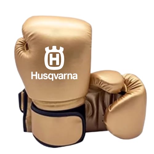 RYNDEX Box Handschuhe h.u.s.q.v.a.r.n. a, Boxsack Punchinghandschuhe, Trainingshandschuhe für Muay Thai Kickboxen Sparring, Stabilität(Gold,6OZ)