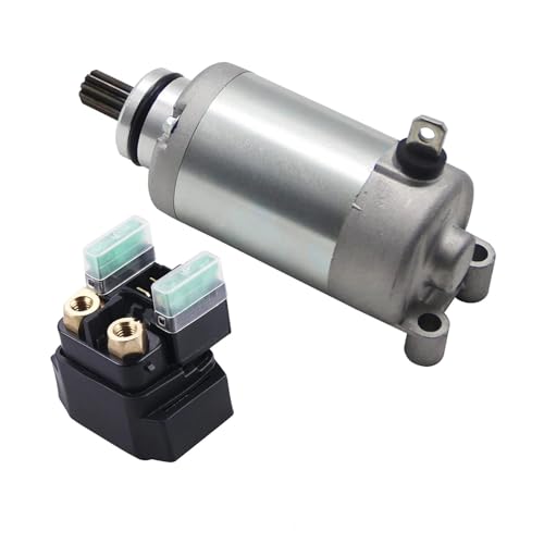 Anlasser Starter Für WR250F WR 250 2003-2013 Motos Zubehör 5UM-81890-10-00 5TJ-81940-12-00 Starter Motor Und Relais Set Anlasser Für Auto