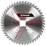 Original Einhell Kreissägeblatt 216x30 (Ø 216 mm, Aufnahme 30 mm, 48 geschränkte Zähne, Schnittbreite 2,4 mm, für Zug-Kapp-Gehrungssägen, Kappsägen und Kappsägen m. Obertisch)