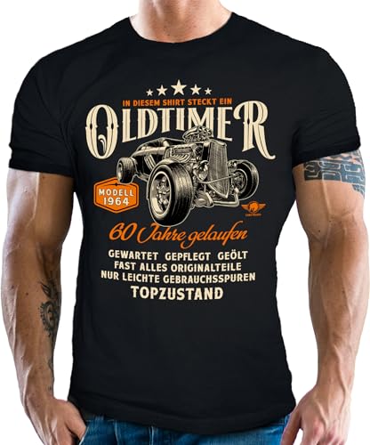 T-Shirt als Geschenk für Männer zum 60. Geburtstag - Oldtimer Modell 1963 in Topzustand