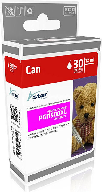 Astar - 12 ml - Magenta - Tintenpatrone - für Canon MAXIFY MB2050 (AS15285)