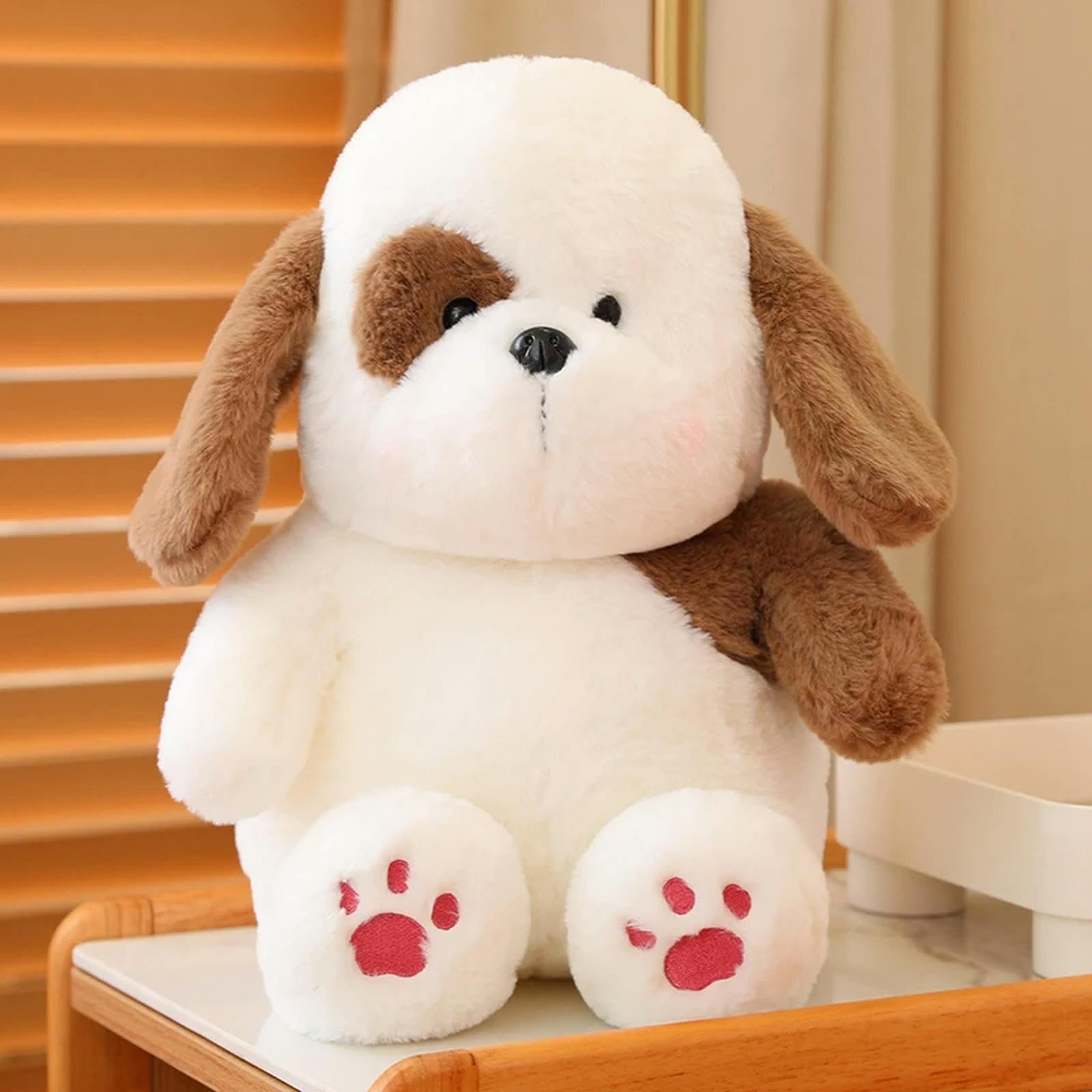 tYuNBd Kawaii Hund Plüschtiere Werden zum Leben erweckt, Flauschige weiche Plüsch Haustier Plüschtier Puppen, niedliches Kinderspielzeug, Geburtstagsgeschenke, Heimdekoration 25cm 2