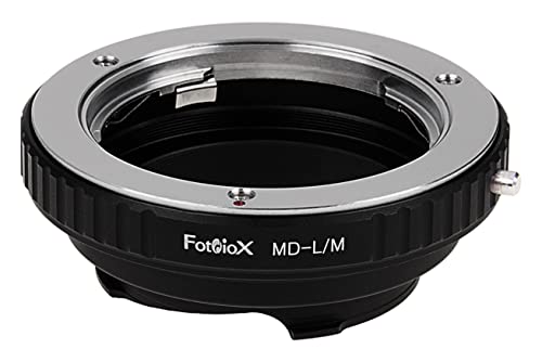 Fotodiox Lens Mount Adapter, Minolta MD/MC/SR Rokkor Lens to Leica M-Series Camera, fits Leica M-Monochrome, M8.2, M9, M9-P, M10 and Ricoh GXR mount A12