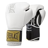 Everlast Unisex- Erwachsene Boxhandschuhe 1910 Classic Trainingshandschuhe, Weiß, 14oz