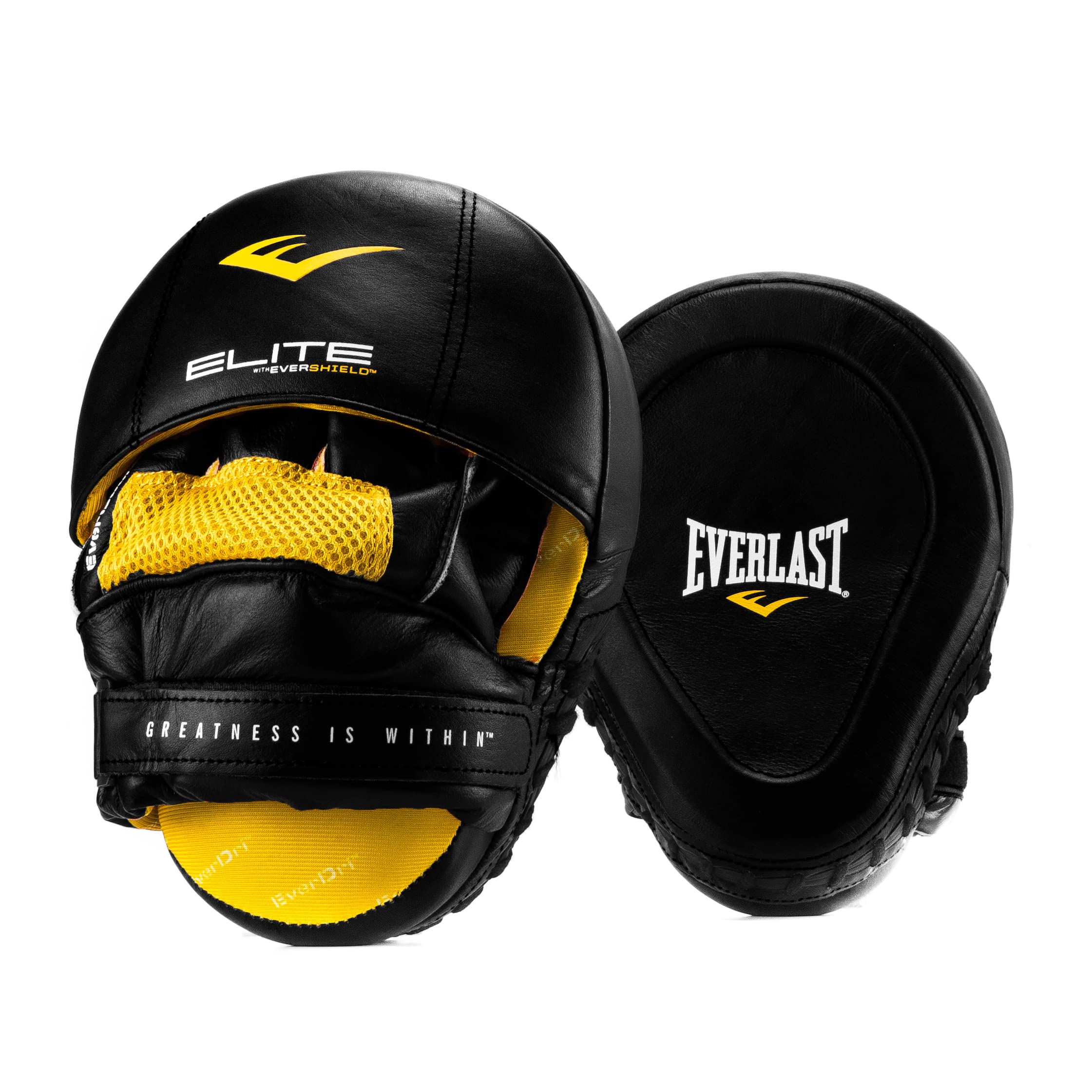 Everlast Unisex Erwachsene Boxpratzen Elite Mantis Mitts Protection Gear Mitts, Schwarz, Einheitsgröße