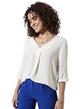 JdY Damen Jdydivya 3/4 Top WVN Noos Bluse, Cloud Dancer, 32