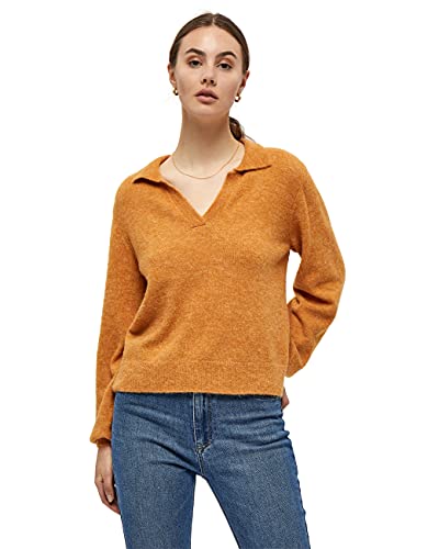 Peppercorn Damen Linnea Pullover, Pullover, 6005M SPRUCE YELLOW MEL, S