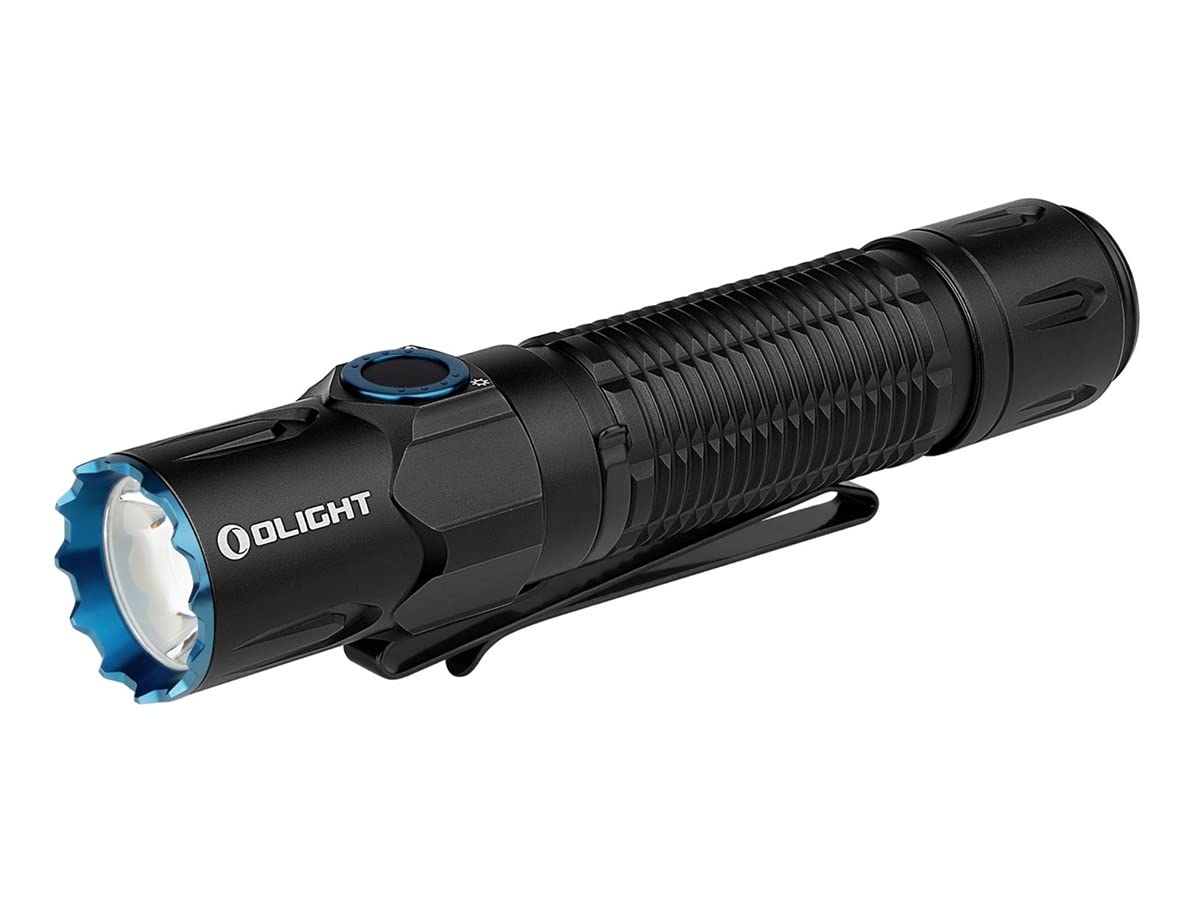 OLight Warrior 3S LED Taschenlampe mit Holster, mit Gürtelclip akkubetrieben 2300lm 176g