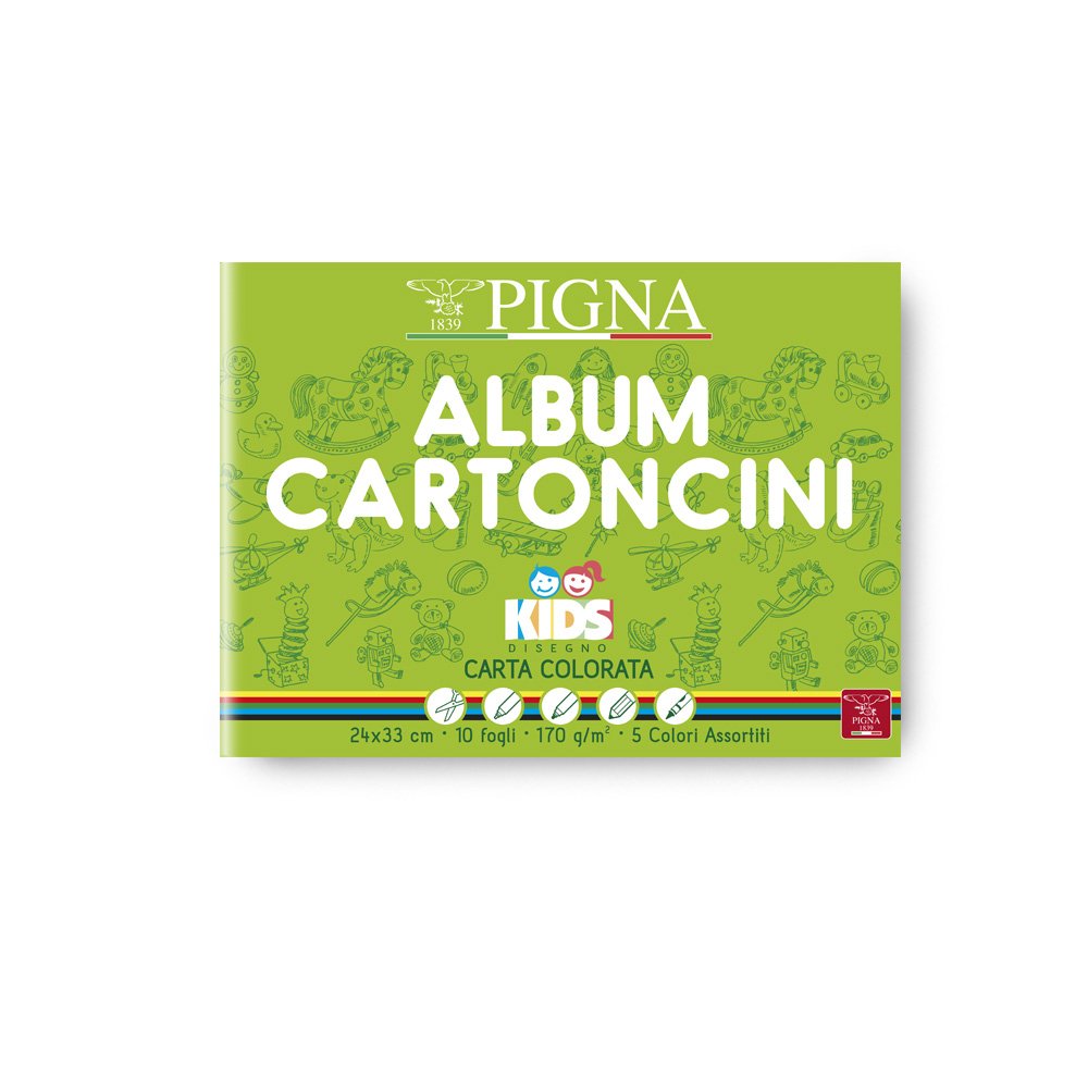 Pigna 0047477 AS Album Bastelkarton, 10 Stück
