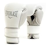 Everlast Unisex - Erwachsene Boxhandschuhe Powerlock 2 Pro Lace Trainingshandschuh, Weiß, 14oz