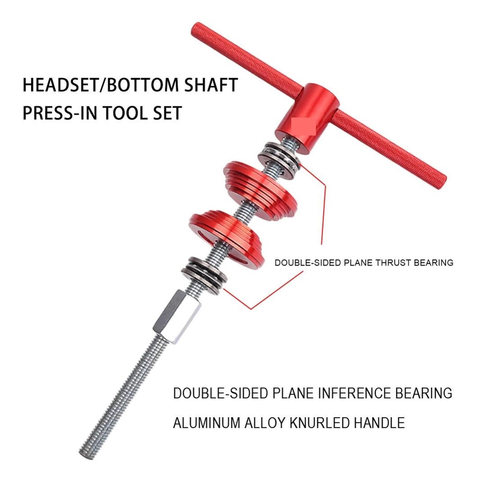 Fahrrad Headset Installation Entfernung Werkzeuge Fahrrad Reparatur Ständer Multi Tool Presse Hydraulische Risiko Puller Multi-tool Kit Wird in der Elektroenergie-, Chemie-, Stahl-(Upgraded version-04