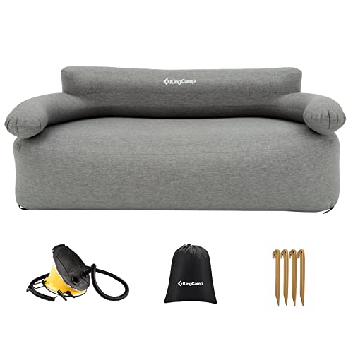 KingCamp Aufblasbare Sofas Camping Luftsofa Luftsessel Air Lounger Aufblasbare Liege, Aufblasbarer Sitzsack, aufblasbares Sofa Indoor, Outdoor L