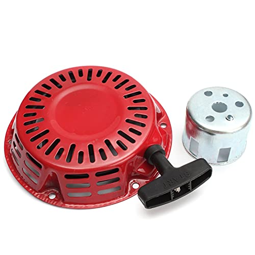 VLZUNO Rückstoßstarter-Cup-Baugruppe Rot Seilzugstarter GX120 GX160 GX200 Motor 28400-ZE1-003ZF 28400-ZH8-013YA Rücklaufstarterbaugruppe