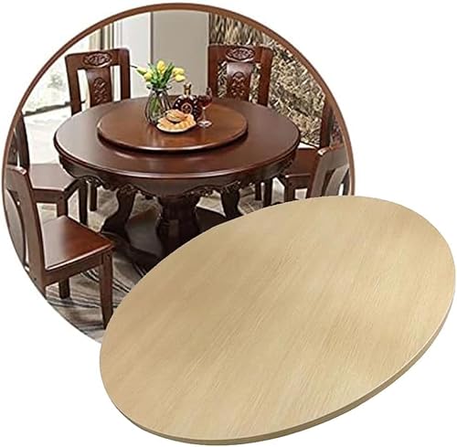 Großer hölzerner Drehteller Lazy Susan 24 Zoll 30 Zoll 36 Zoll 40 Zoll Esstisch Drehteller Lazy Susan Küchen-Serviertablett, Originalholz, 80 cm/30 Zoll