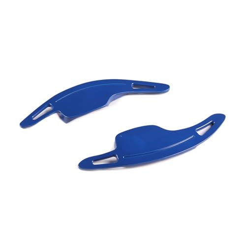 Interieurleisten Zubehör Für Chevrolet Für Corvette C7 2014-2019 Auto Lenkrad Paddle Shifter Extensions Shift Auto Zubehör 10 Stil Car Innenausstattung(Blue)