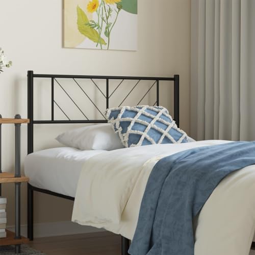 Lauuoeriau Home Items,Metal Headboard Black 90 cm,suit furniture