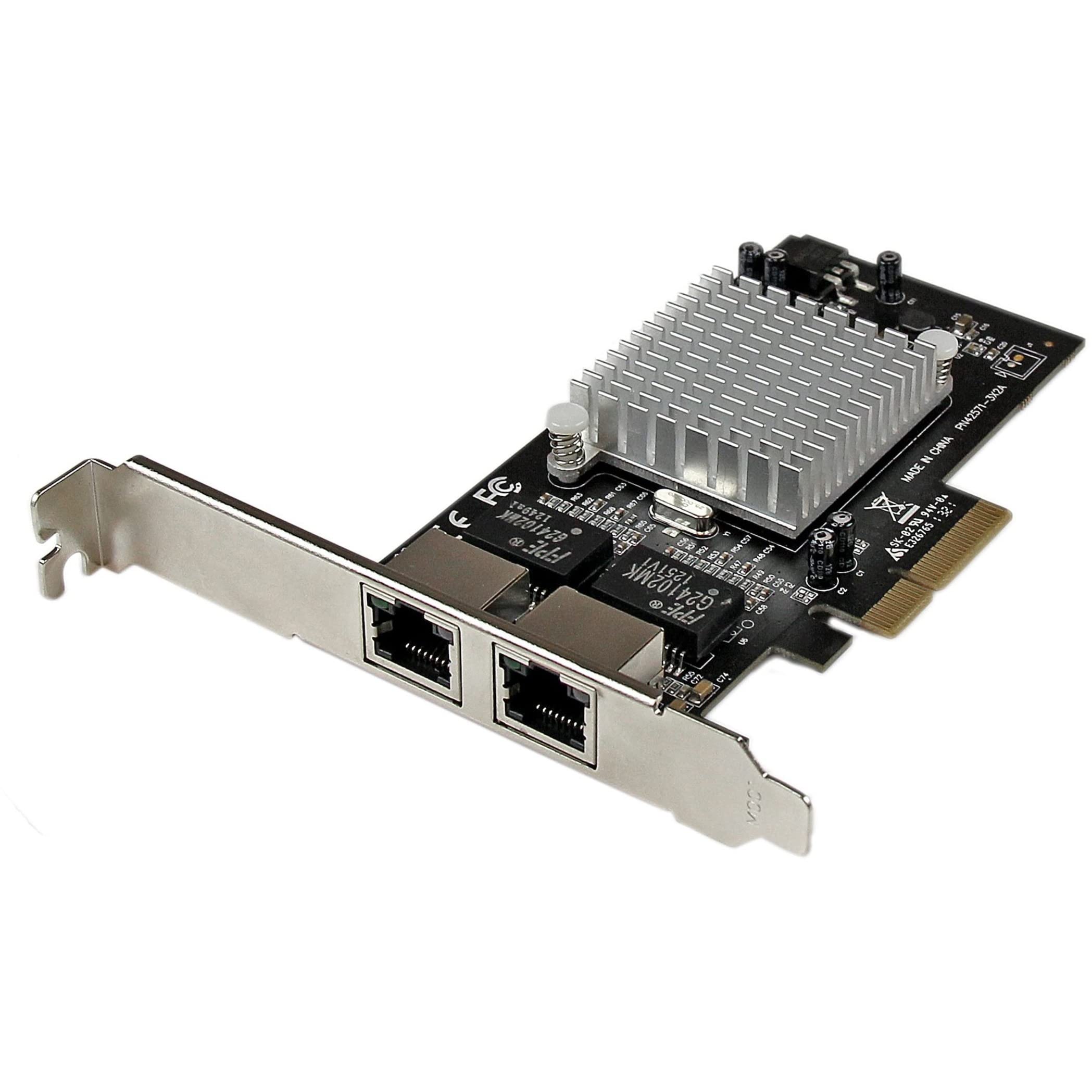 StarTech.com 2 Port PCI Express / PCIe Gigabit Ethernet Netzwerkkarte 2x RJ45 - PCI-e Intel i350 NIC Server Adapter