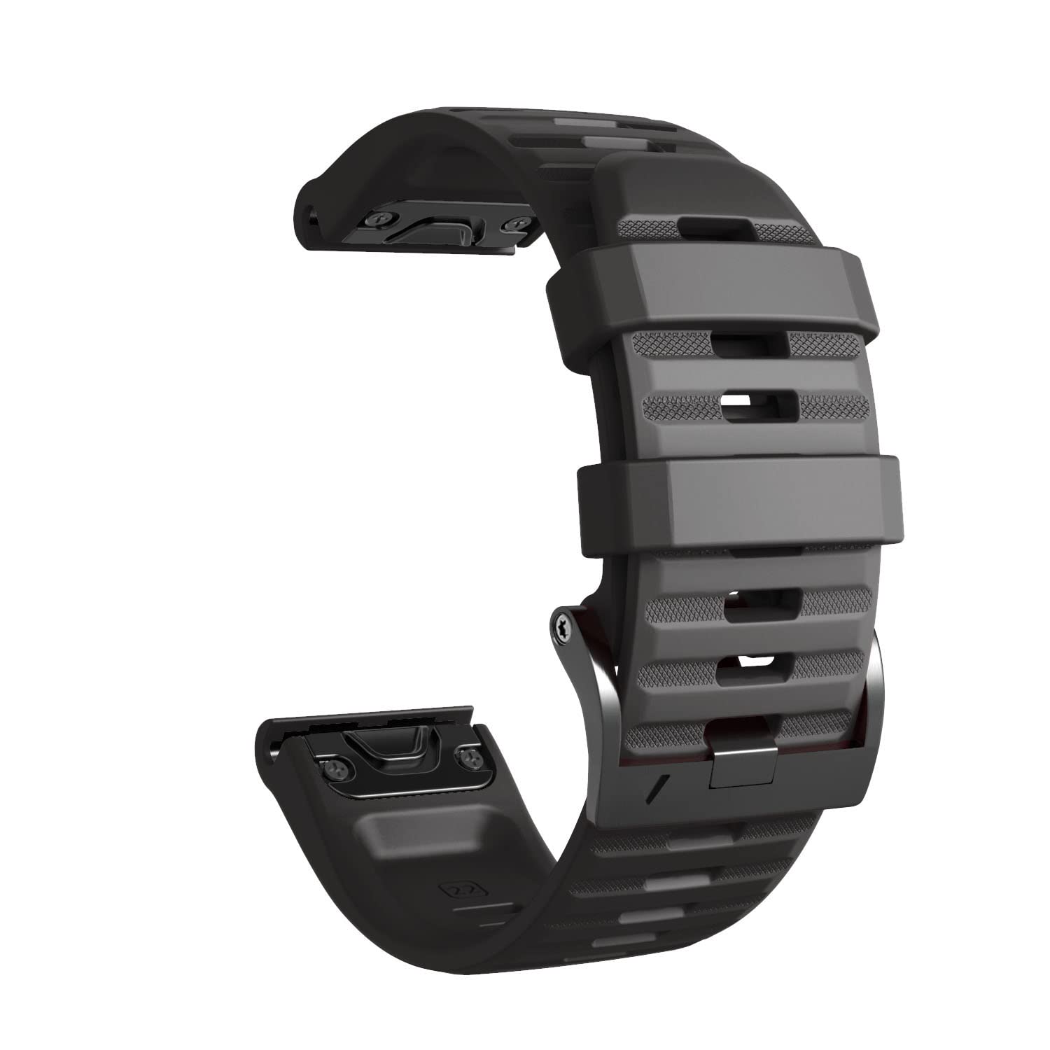 OPKDE Sport-Silikon-Uhrenarmband für Garmin Fenix 7, 7X, 6, 6X, Pro, 5X, 5 Plus, 3HR 935, 22 mm, 26 mm, EasyFit, Schnellverschluss-Armband, 22mm Fenix 6 6 Pro, Achat