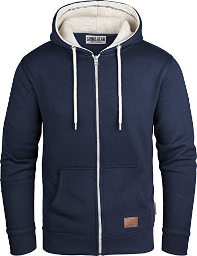 Grin&Bear Herren Kapuzenjacke Navy, XL, GEC491