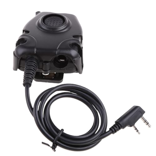 Qsvbeeqj Z-Tactical Headset PTT für Puxing UV-5R UV-3R Plus BF-480 490 658 Radio