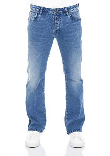 LTB Herren Jeans Hose Roden Bootcut Jeanshose Basic Baumwolle Denim Stretch Tiefer Bund Blau w28 w29 w30 w31 w32 w33 w34 w36 w38 w40, Farbvariante:Cletus Wash (52270), Größe:29W / 36L