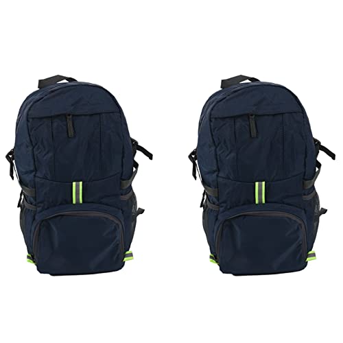 SICOSALT 2X Faltbarer Wasserdichter Rucksack 35L Leichter Tragbarer Rucksack Im Freien Große Nylon Packung Trekking Tasche Für Camping, Reisen, Wandern