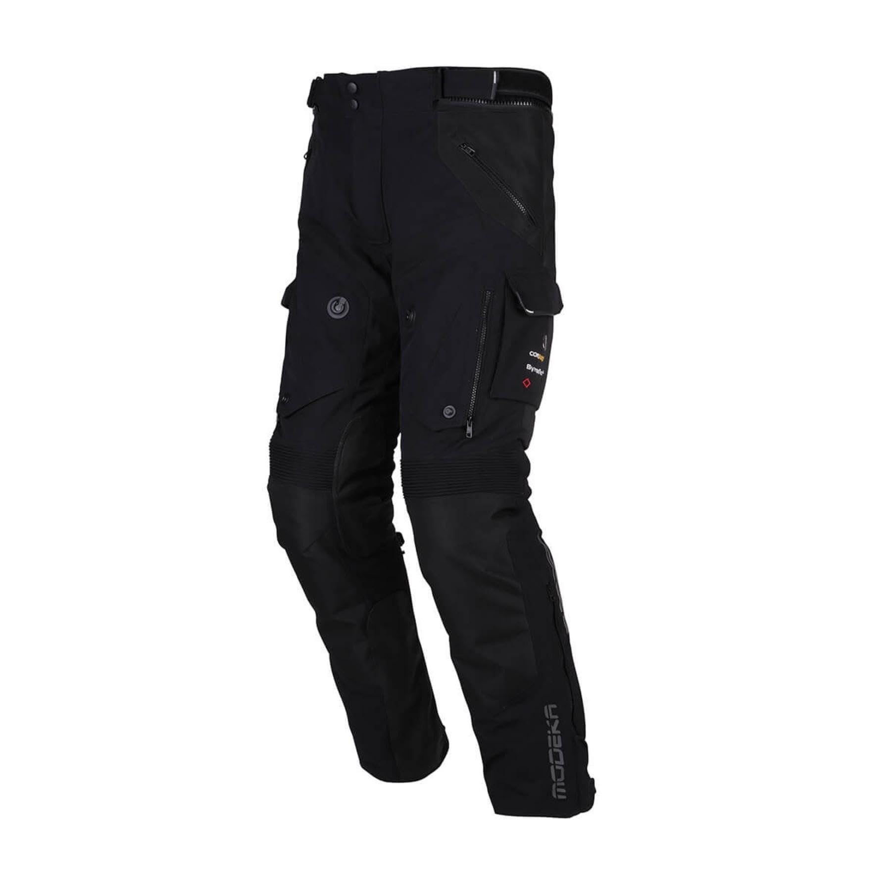 Modeka Panamericana 2 Motorrad Textilhose (Black,XL)