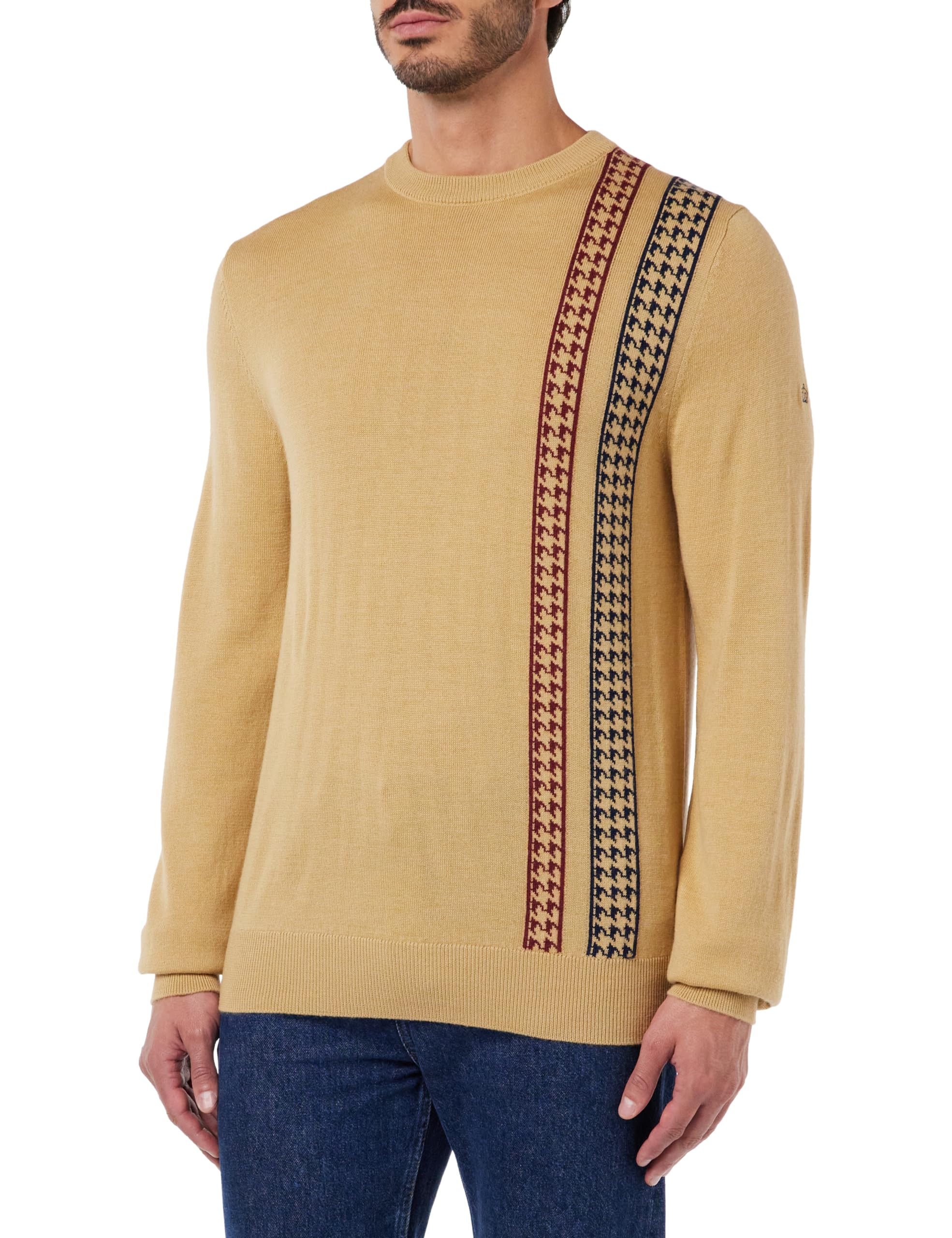 Merc Herren Derwent Sweater, beige, Large