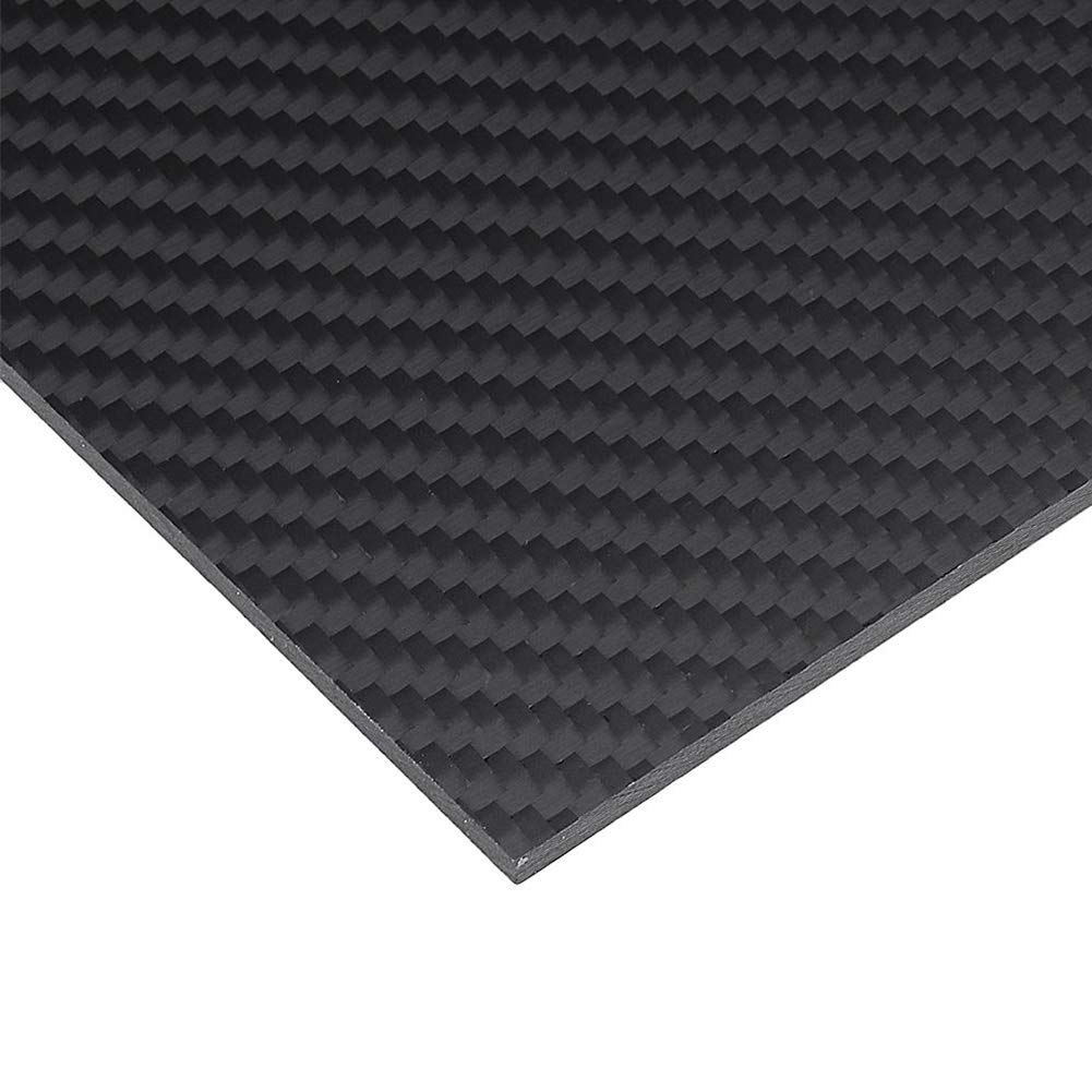 AFuex 3K Carbonfaserplatten Composites Carbon-Platte 250x400mm Dicke (0,2-1,5mm) Twill-Webart, Mattes Finish,250x400mm,1.5mm