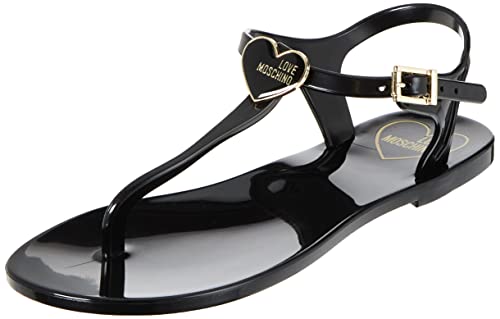 Love Moschino Damen Ja16011g1gi3700041 W.Sandal, Schwarz, 41 EU