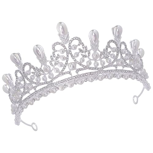 Elegante Braut-Tiaras mit Strasssteinen, verstellbare Kronen für Hochzeit und Festzug, elegantes Haarteil, Haarschmuck