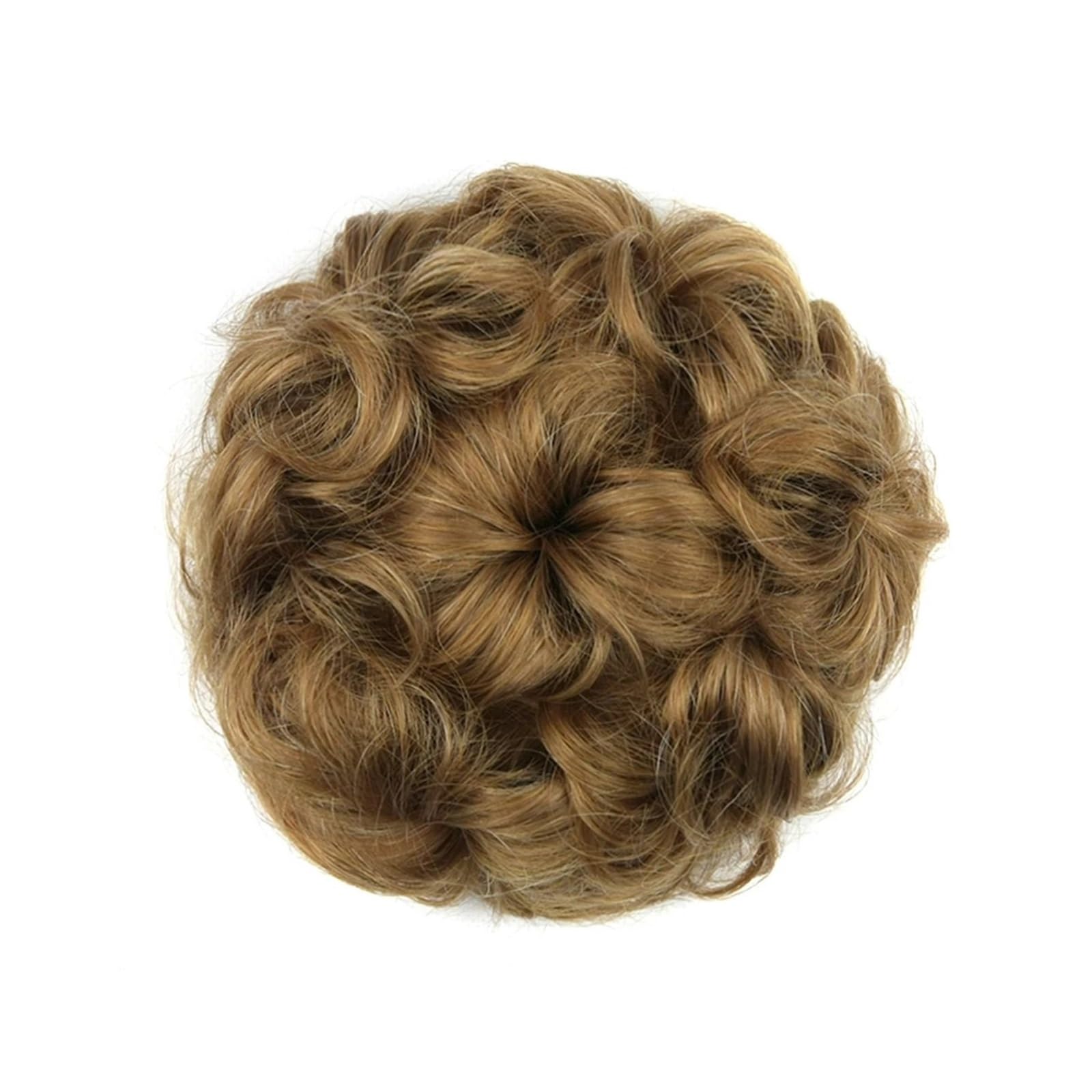 Haarteil Synthetische Haargummis, lockiges Haar, Chignon, Gummiband, Haarknoten, Donut-Haarroller, Haarteile for Frauen Haarverlängerung(2005)